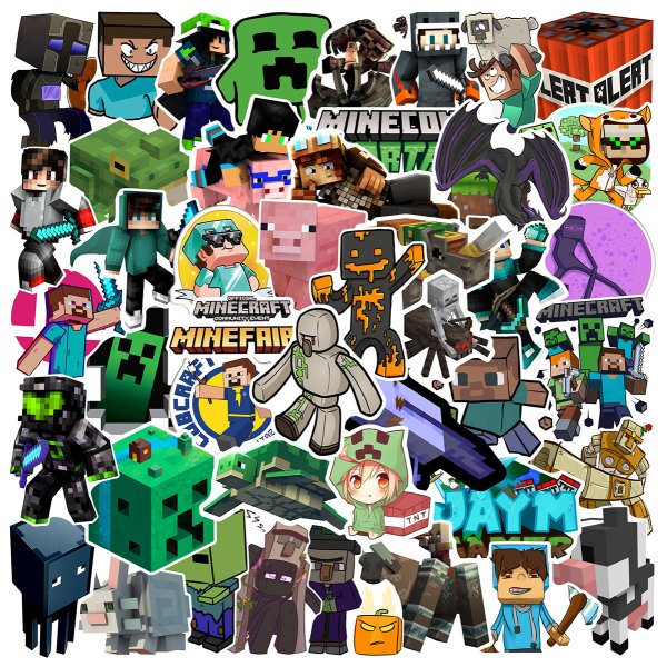 Наклейки майнкрафт купить