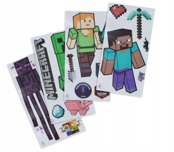 Наклейки майнкрафт