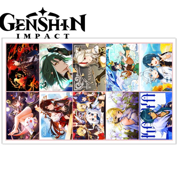 Genshin Impact наклейки