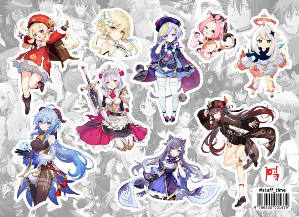 Стикеры Геншин Импакт в игре