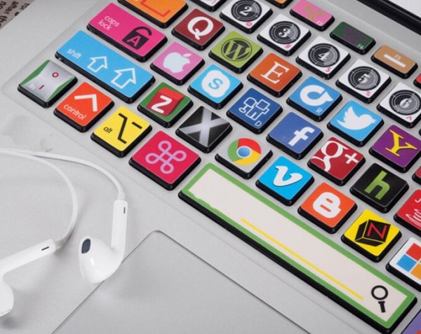 Наклейки на клавиатуру MACBOOK