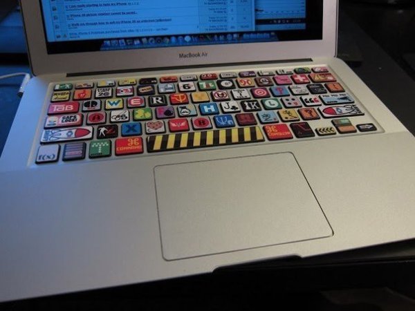 Раскрашенная клавиатура