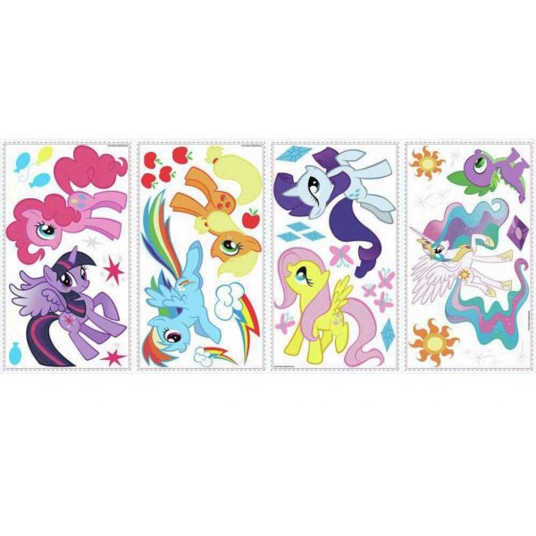 Наклейки 3d my little Pony