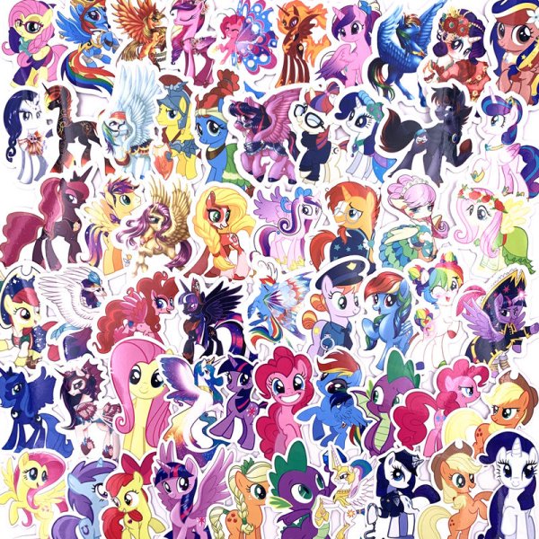 Наклейки my little Pony в жвачках