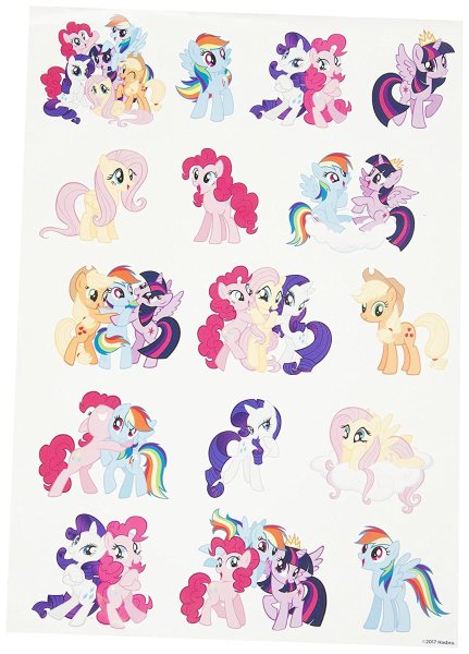 Наклейки пони