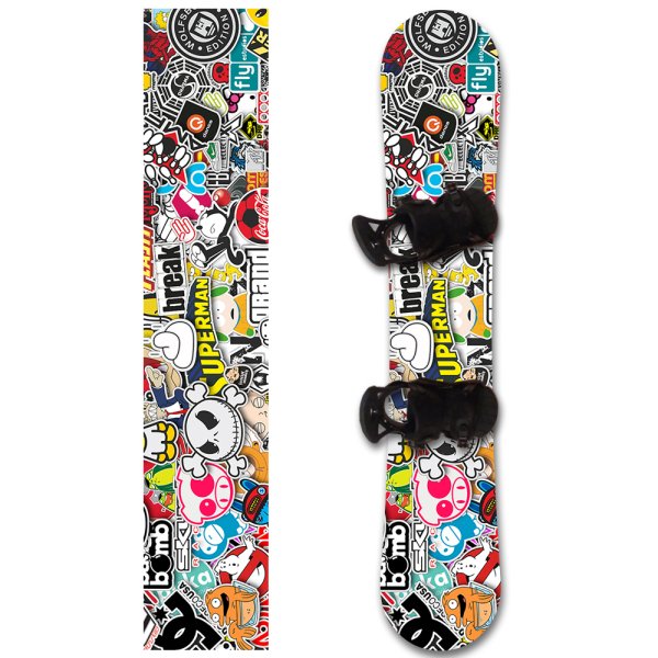 Стикербомбинг сноуборд Ride