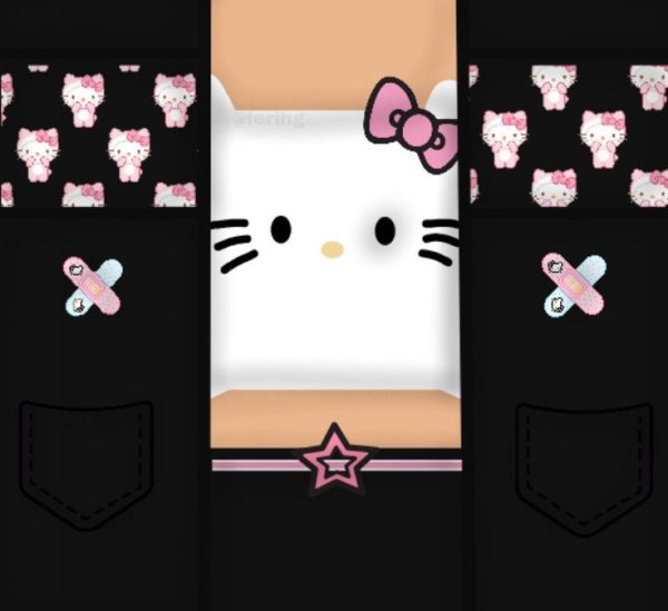 Одежда РОБЛОКС T-Shirt hello Kitty