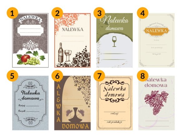 Этикетки для домашнего вина