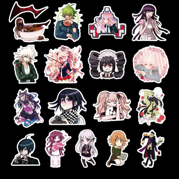 Стикеры Danganronpa в 3