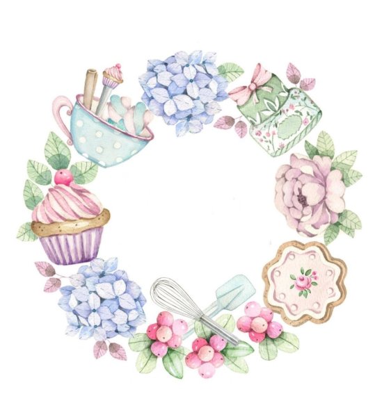 Акварельный логотип рукодельницы