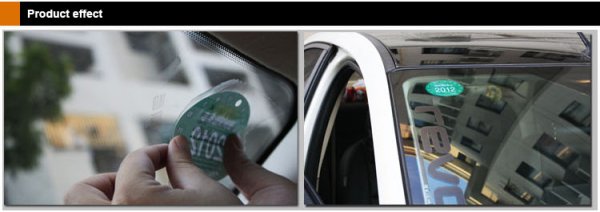 Крепление табличек к стеклу авто