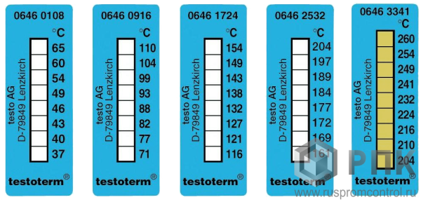 Термополоски testoterm