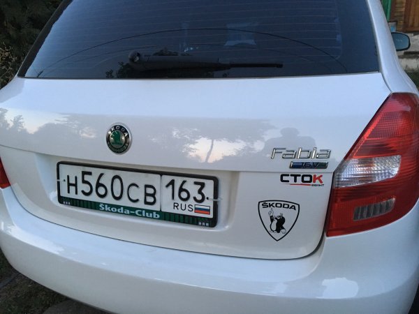 Наклейки на Skoda Fabia