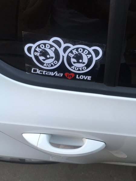 Наклейки Skoda Octavia