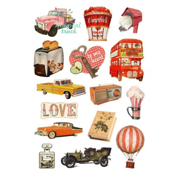 Винтажные Стикеры