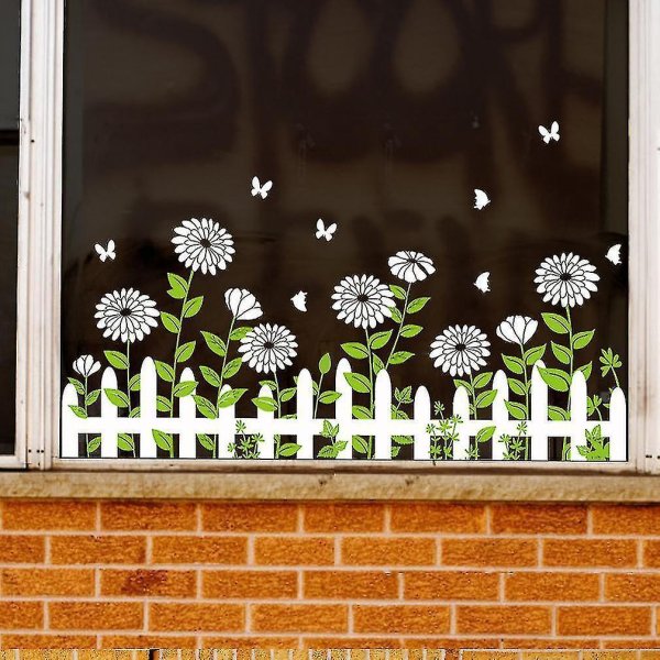 Декоративные наклейки на окна