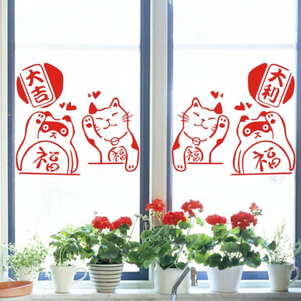 Рекламные наклейки на окна