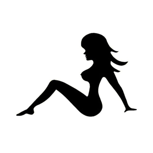 Наклейка девушка