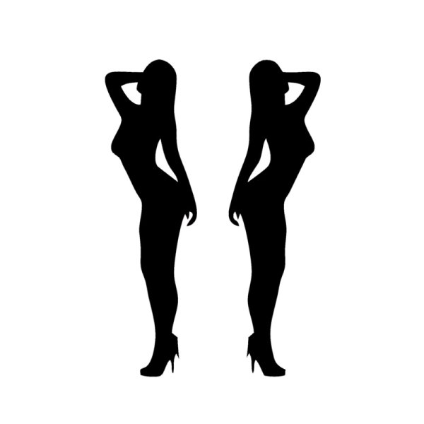 Наклейки на авто для девушек