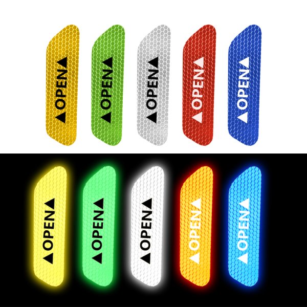 Рапид светоотражающие наклейки на двери авто