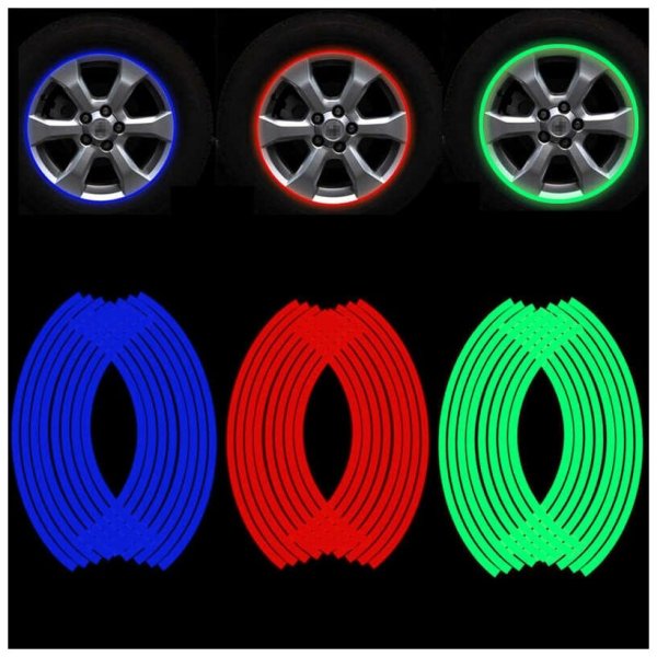 Наклейка на обод колеса автомобиля