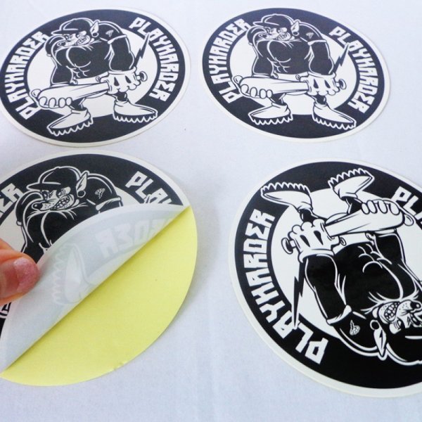 Фигурные наклейки печать