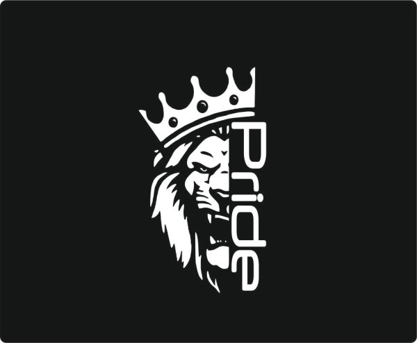 Pride car Audio наклейка Лев