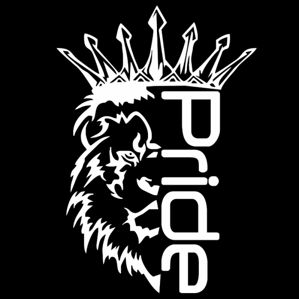 Pride car Audio наклейка Лев