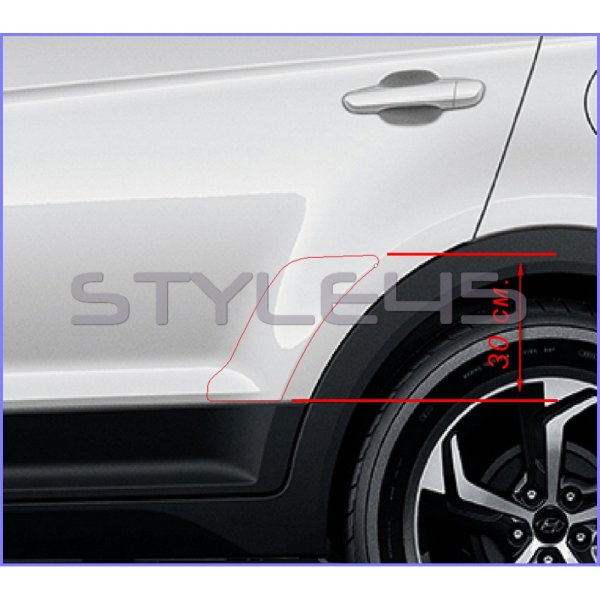 Антигравийная наклейка Лансер 10