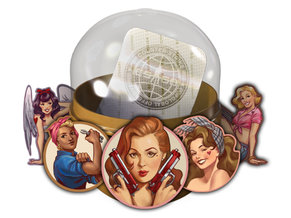 Наклейки Pinups Capsule