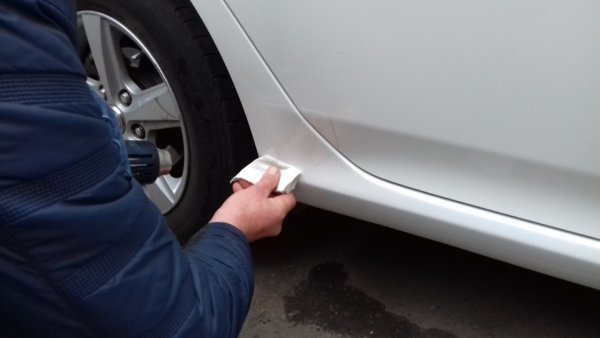 Антигравийная наклейка Toyota Corolla 150