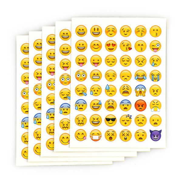 Красивые наклейки смайлики
