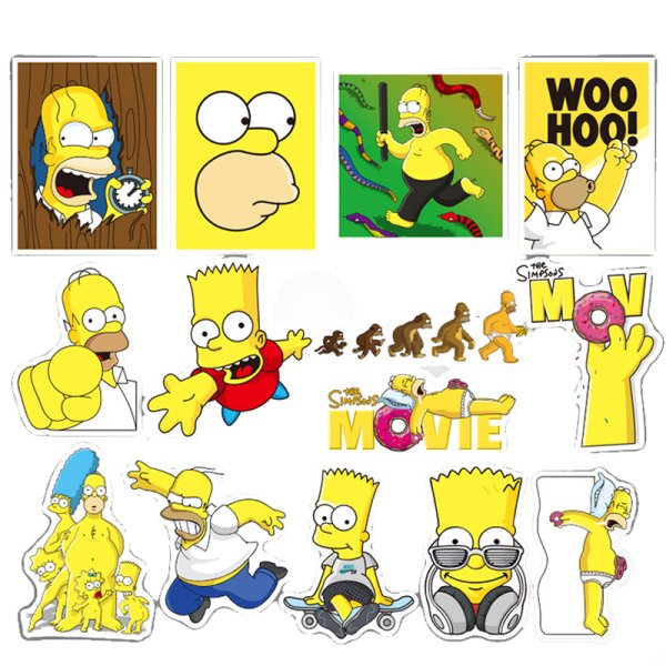 Наклейки симпсоны