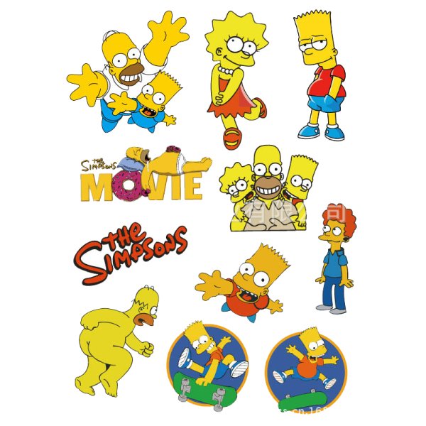 Наклейки симпсоны