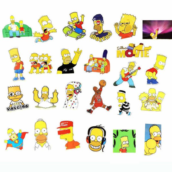 Стикеры симпсоны для печати