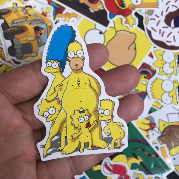 Стикеры симпсоны