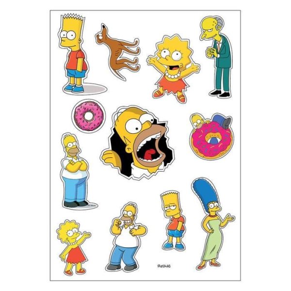 Стикеры барт симпсон
