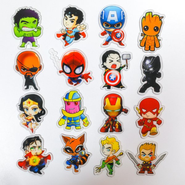 Наклейки с супергероями