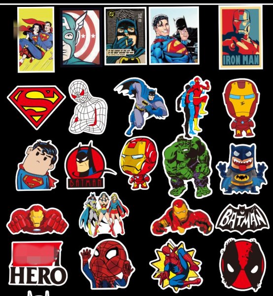 Наклейки из комиксов