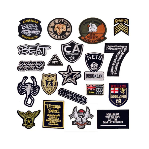 Тканевые наклейки на одежду