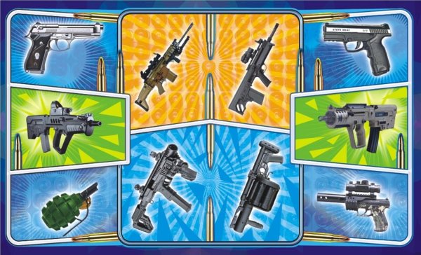 Наклейки "оружие"