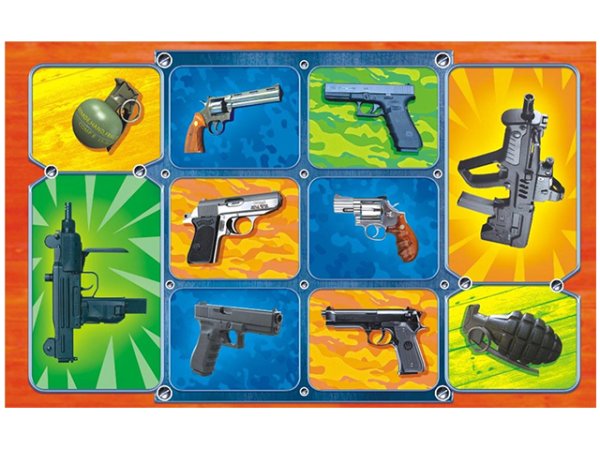 Наклейка пушки