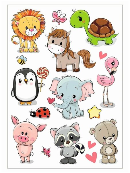 Милые наклейки