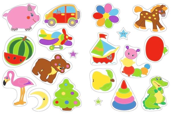 Наклейки детские маленькие