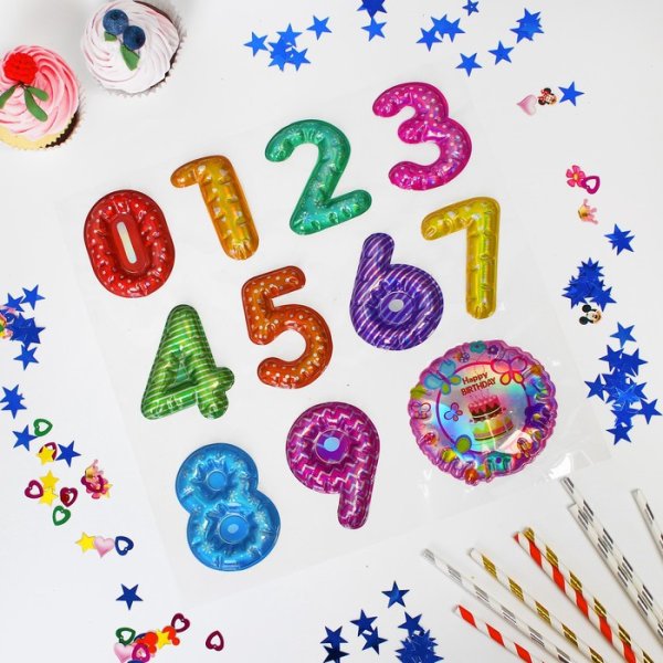 Наклейки на шарики