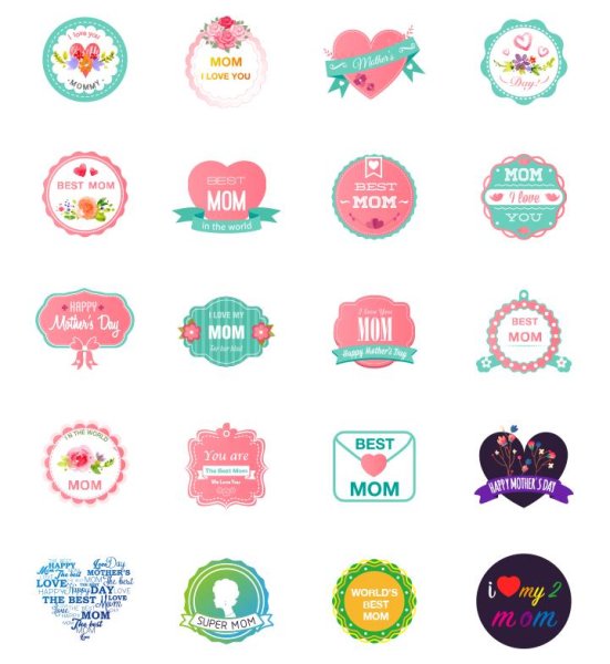 Стикеры мама