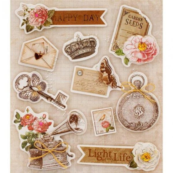 Винтажные наклейки