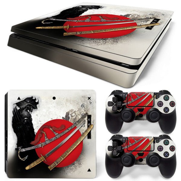 Наклейки на ps4 Slim Akatsuki