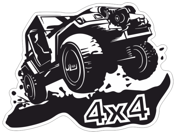 Наклейки off Road 4x4 Нива