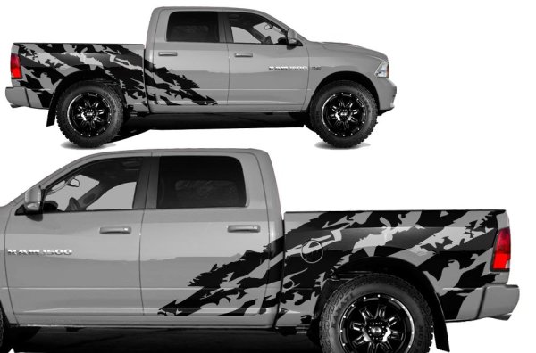Наклейки на dodge Ram 1500